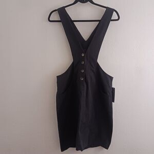 Theory black overall Marlowe dress size 10